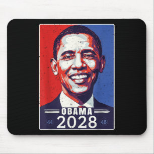 Vintage Retro Obama 2028 48th President America Me Mouse Mat