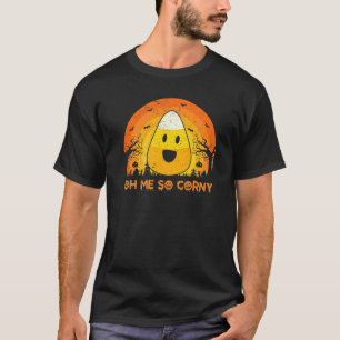 Vintage Retro Oh Me So Corny Candy Corn Halloween T-Shirt
