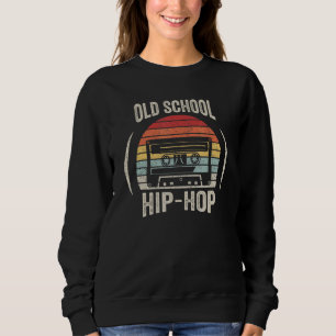 Vintage Retro Old School Hip Hop 80s 90s Cassette Sweatshirt