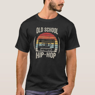 Vintage Retro Old School Hip Hop 80s 90s Cassette T-Shirt