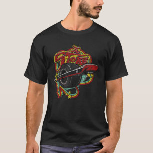 Vintage Retro One Wheel Stoke Float Electric Skate T-Shirt