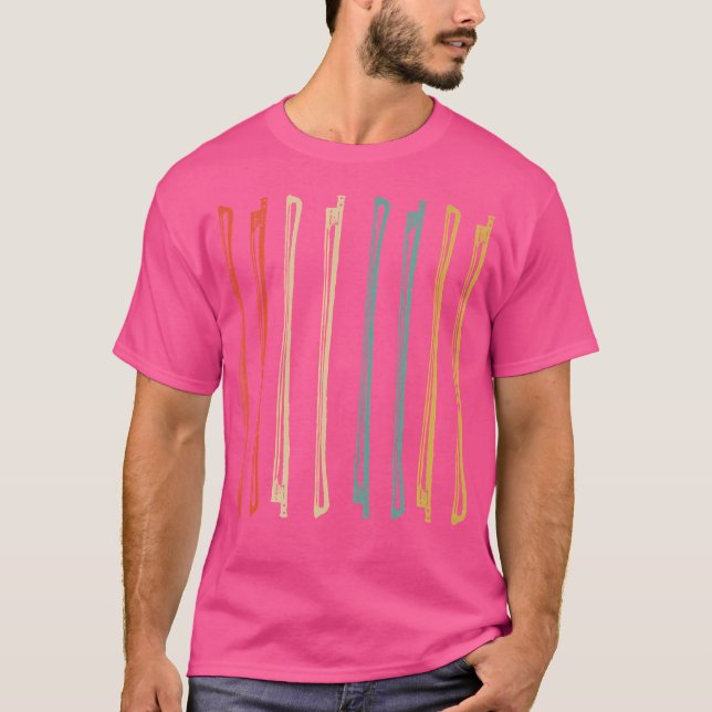 Vintage Retro Orchestra 	 String Player Gift Shirt (Front)