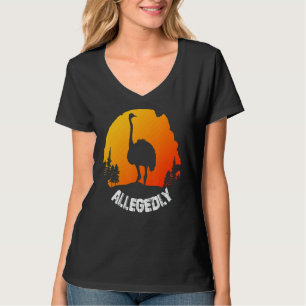 Vintage Retro Ostrich Allegedly 1 T-Shirt