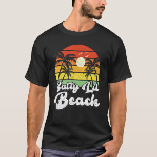 Vintage Retro Palm Tree Summer Vacation Salty Lil  T-Shirt
