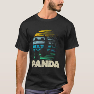 Vintage Retro Panda Bear Cool Spirit Animal Zoo Ke T-Shirt