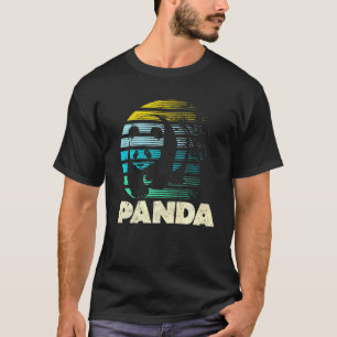 Vintage Retro Panda Bear Cool Spirit Animal Zoo Ke T-Shirt