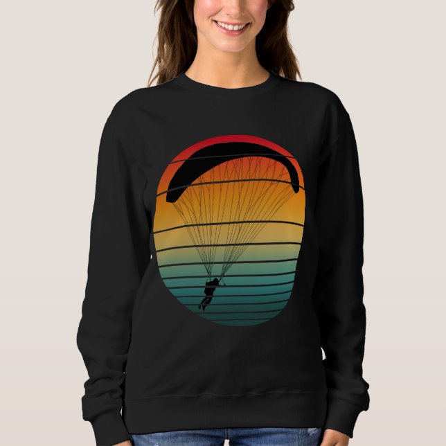 Vintage Retro Parachute Sweatshirt (Front)