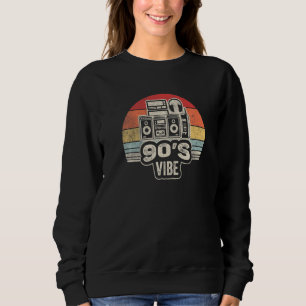 Vintage Retro Party Nineties 90s Vibe 1990s Music Sweatshirt