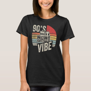 Vintage Retro Party Nineties 90s Vibe 1990s Music  T-Shirt