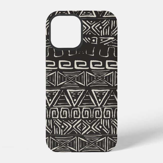 vintage retro pattern. Aztec background.  iPhone Case (Back)