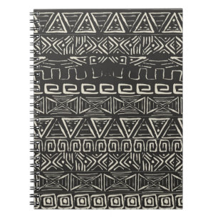 vintage retro pattern. Aztec background. Notebook
