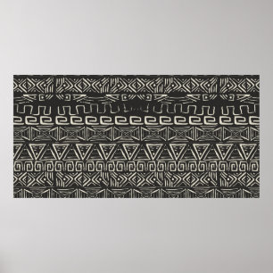 vintage retro pattern. Aztec background.  Poster