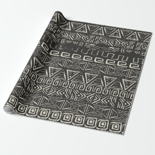 vintage retro pattern. Aztec background. Wrapping Paper