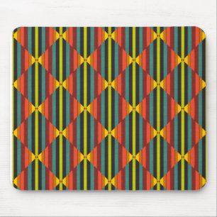 Vintage Retro Pattern  Mouse Mat