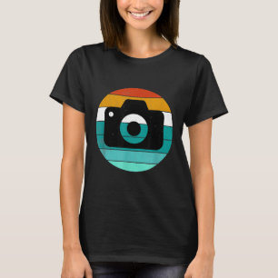 Vintage Retro Photographer Camera Graphic Photogra T-Shirt