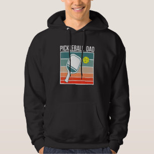 Vintage Retro Pickleball Dad Daddy Fathers Day_2 Hoodie