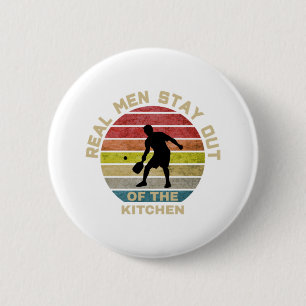 Vintage Retro Pickleball Funny 6 Cm Round Badge