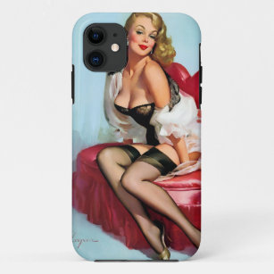 Vintage Retro Pin Up Girl Case-Mate iPhone Case
