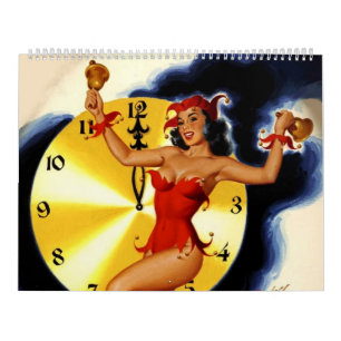 Vintage Retro Pin-up Girls 2014 Calendar