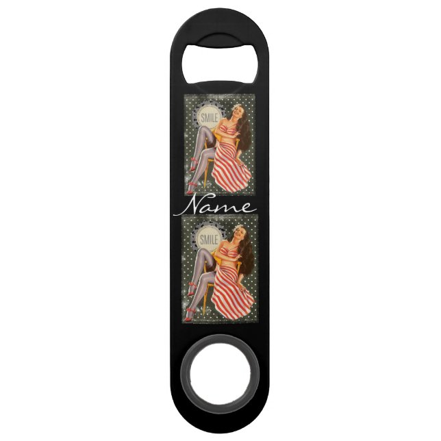 Vintage Retro Pin-up Illustration Thunder_Cove (Front)