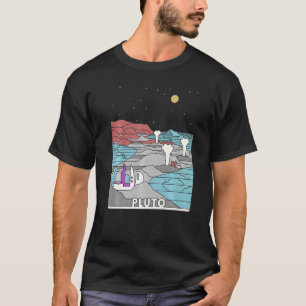Vintage Retro Pluto National Park  Visit Pluto Lin T-Shirt