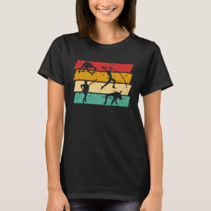 Vintage Retro Pole Vault 2 T-Shirt