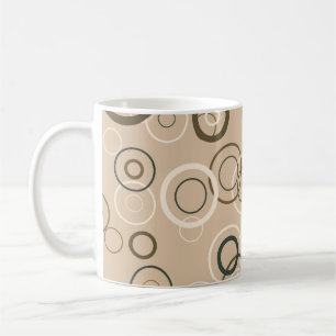 Vintage Retro Pop Squares Abstract Art Coffee Mug