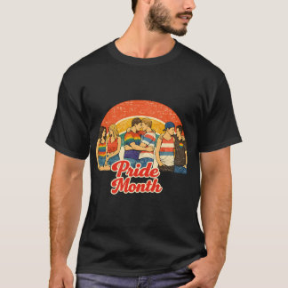 Vintage Retro Pride Month LGBTQ Celebration T-Shirt