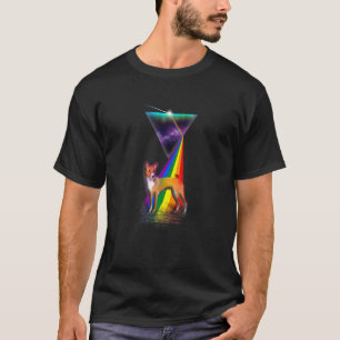 Vintage Retro Prism Basenji Dog T-Shirt