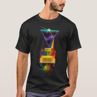 Vintage Retro Prism School Bus Driver T-Shirt