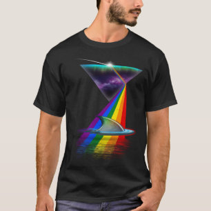 Vintage Retro Prism Shark Fin T-Shirt