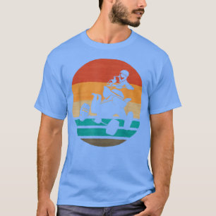 Vintage Retro Quad Bike Rider1406 T-Shirt