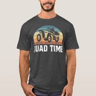 Vintage Retro Quad Time Quad Bike Rider T-Shirt