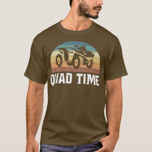 Vintage Retro Quad Time Quad Bike Rider T-Shirt