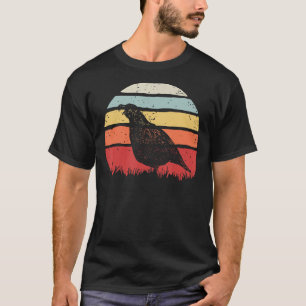 Vintage Retro Quail Bird T-Shirt