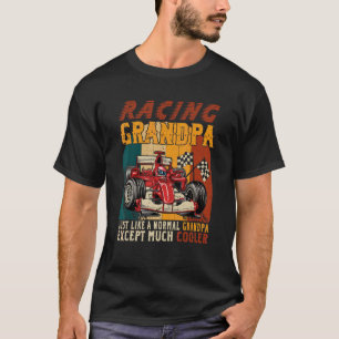 Vintage Retro Racing Grandpa Except Much Cooler T-Shirt