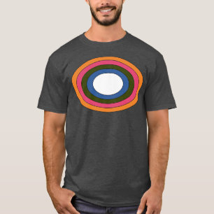 Vintage Retro Rainbow Ellipse T-Shirt