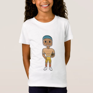 vintage retro rainbow football player ombre T-Shirt