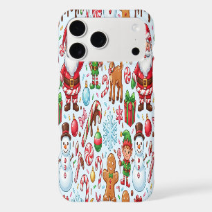 Vintage Retro Red Candy Cane Wonderland Christmas