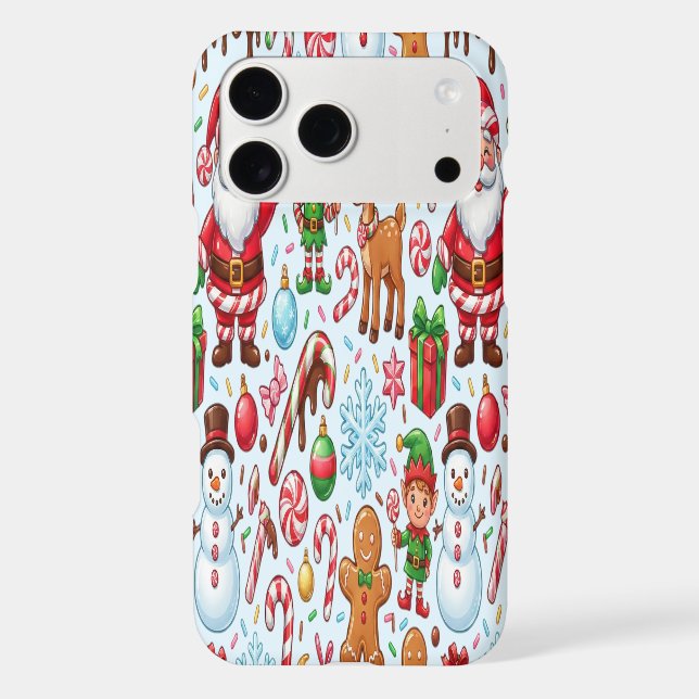 Vintage Retro Red Candy Cane Wonderland Christmas (Back)