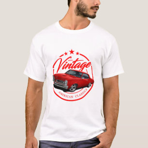 Vintage Retro Red GTO T-Shirt