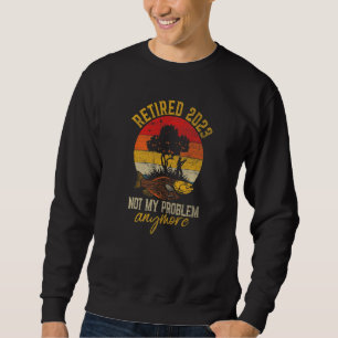 Vintage retro Retirement gifts Fishing lovers Reti Sweatshirt