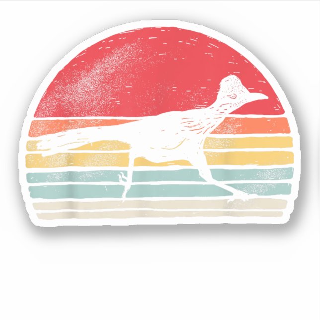 Vintage Retro Roadrunner Animal Lover Gift (Front)