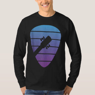 Vintage Retro Rock & Roll Music and Guitar 2 T-Shirt