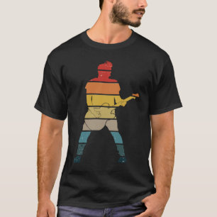 Vintage Retro Rock & Roll Music and Guitar Lover T-Shirt