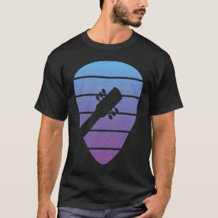 Vintage Retro Rock & Roll Music and Guitar Lover T-Shirt