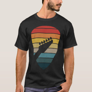 Vintage Retro Rock & Roll Music and Guitar Lover T-Shirt