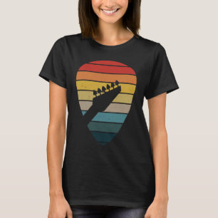Vintage Retro Rock & Roll Music and Guitar Lover T-Shirt