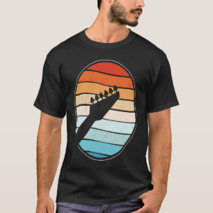 Vintage Retro Rock & Roll Music and Guitar Lover T-Shirt