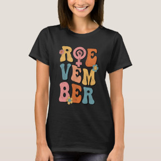 Vintage Retro Roevember November Feminist Women's T-Shirt